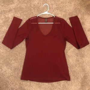 Sexy Top in Red, Kir-Wine, and Black size Small